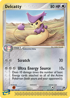 Delcatty z edície Sandstorm, karta č.34