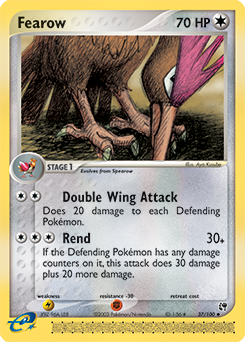 Fearow z edície Sandstorm, karta č.37