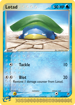 Lotad z edície Sandstorm, karta č.67