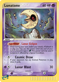 Lunatone z edície Sandstorm, karta č.8