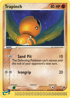Trapinch z edície Sandstorm, karta č.82