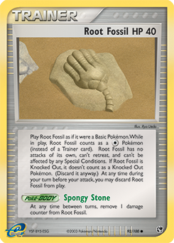 Root Fossil z edície Sandstorm, karta č.92