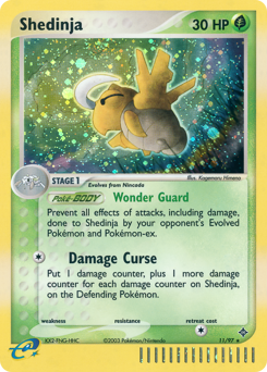 Shedinja z edície Dragon, karta č.11