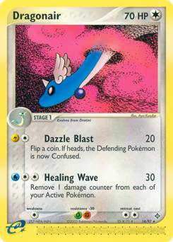 Dragonair z edície Dragon, karta č.14