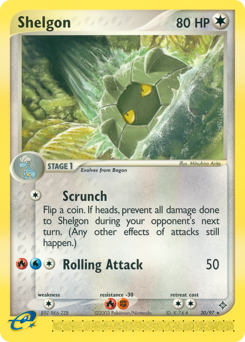 Shelgon z edície Dragon, karta č.20