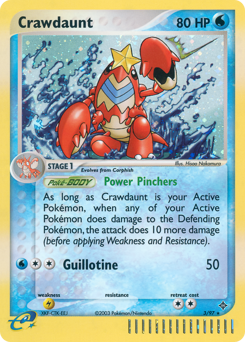 Crawdaunt z edície Dragon, karta č.3