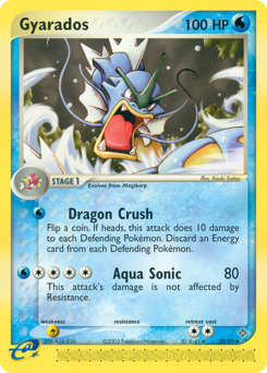 Gyarados z edície Dragon, karta č.32