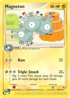 Magneton z edície Dragon, karta č.35