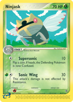 Ninjask z edície Dragon, karta č.38