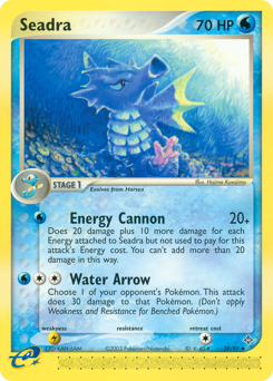 Seadra z edície Dragon, karta č.39