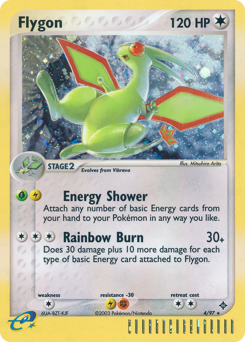 Flygon z edície Dragon, karta č.4