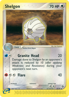 Shelgon z edície Dragon, karta č.42