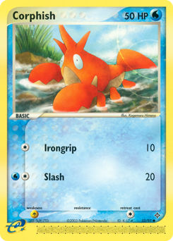 Corphish z edície Dragon, karta č.53