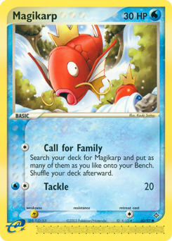 Magikarp z edície Dragon, karta č.60