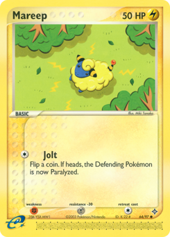 Mareep z edície Dragon, karta č.64