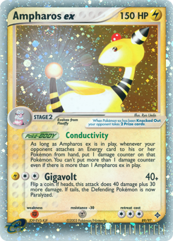 Ampharos ex z edície Dragon, karta č.89