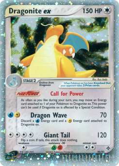 Dragonite ex z edície Dragon, karta č.90