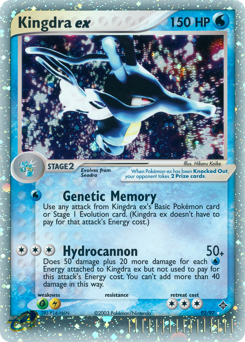Kingdra ex z edície Dragon, karta č.92
