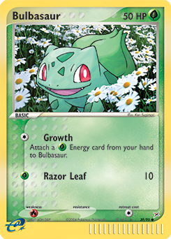 Bulbasaur z edície Team Magma vs Team Aqua, karta č.39