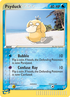Psyduck z edície Team Magma vs Team Aqua, karta č.44