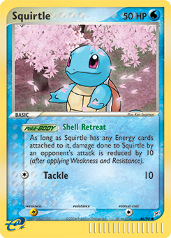 Squirtle z edície Team Magma vs Team Aqua, karta č.46