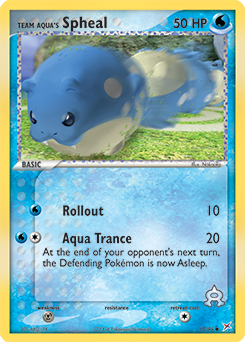 Team Aqua's Spheal z edície Team Magma vs Team Aqua, karta č.57