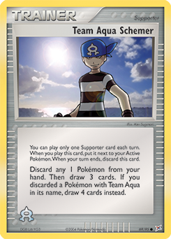 Team Aqua Schemer z edície Team Magma vs Team Aqua, karta č.69