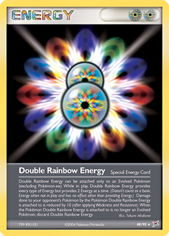 Double Rainbow Energy z edície Team Magma vs Team Aqua, karta č.88
