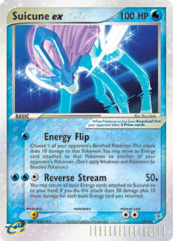 Suicune ex z edície Team Magma vs Team Aqua, karta č.94