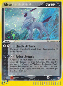 Absol z edície Team Magma vs Team Aqua, karta č.96