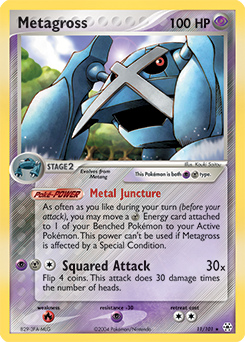 Metagross z edície Hidden Legends, karta č.11