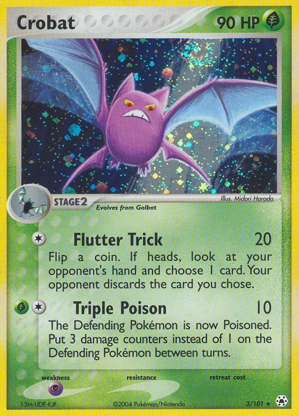 Crobat z edície Hidden Legends, karta č.3