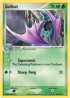 Golbat z edície Hidden Legends, karta č.36