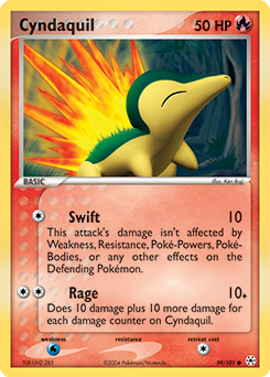 Cyndaquil z edície Hidden Legends, karta č.59