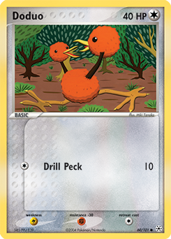 Doduo z edície Hidden Legends, karta č.60