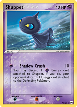 Shuppet z edície Hidden Legends, karta č.72