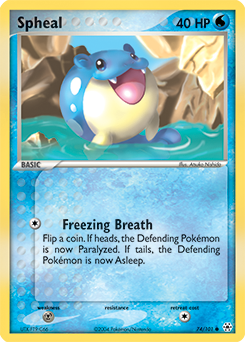 Spheal z edície Hidden Legends, karta č.74