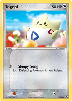 Togepi z edície Hidden Legends, karta č.78