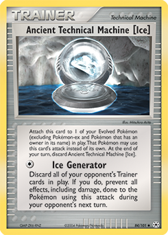 Ancient Technical Machine [Ice] z edície Hidden Legends, karta č.84