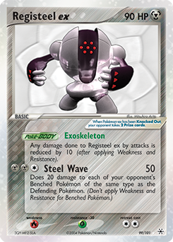 Registeel ex z edície Hidden Legends, karta č.99