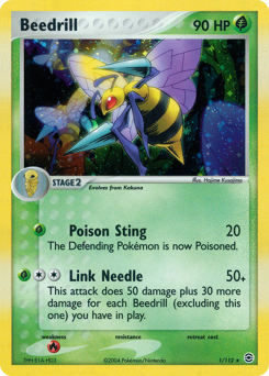 Beedrill z edície FireRed & LeafGreen, karta č.1