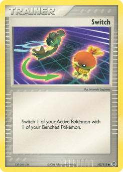 Switch z edície FireRed & LeafGreen, karta č.102