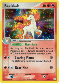 Rapidash z edície FireRed & LeafGreen, karta č.13