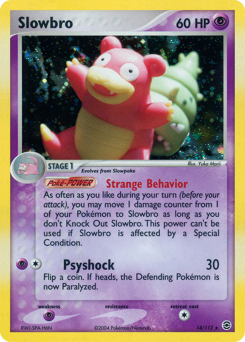 Slowbro, ukážková karta
