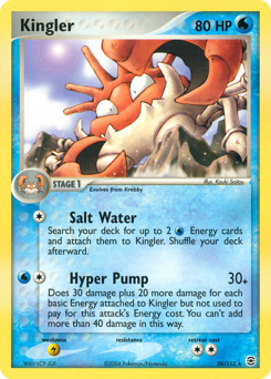 Kingler z edície FireRed & LeafGreen, karta č.26