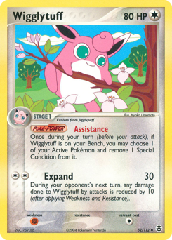 Wigglytuff z edície FireRed & LeafGreen, karta č.52