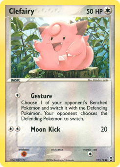 Clefairy z edície FireRed & LeafGreen, karta č.59