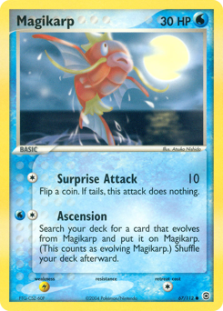 Magikarp z edície FireRed & LeafGreen, karta č.67