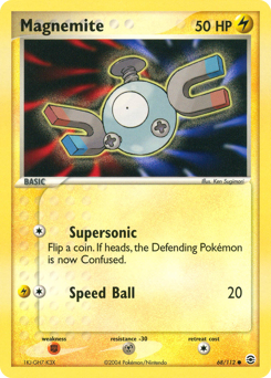 Magnemite z edície FireRed & LeafGreen, karta č.68