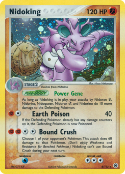 Nidoking z edície FireRed & LeafGreen, karta č.8